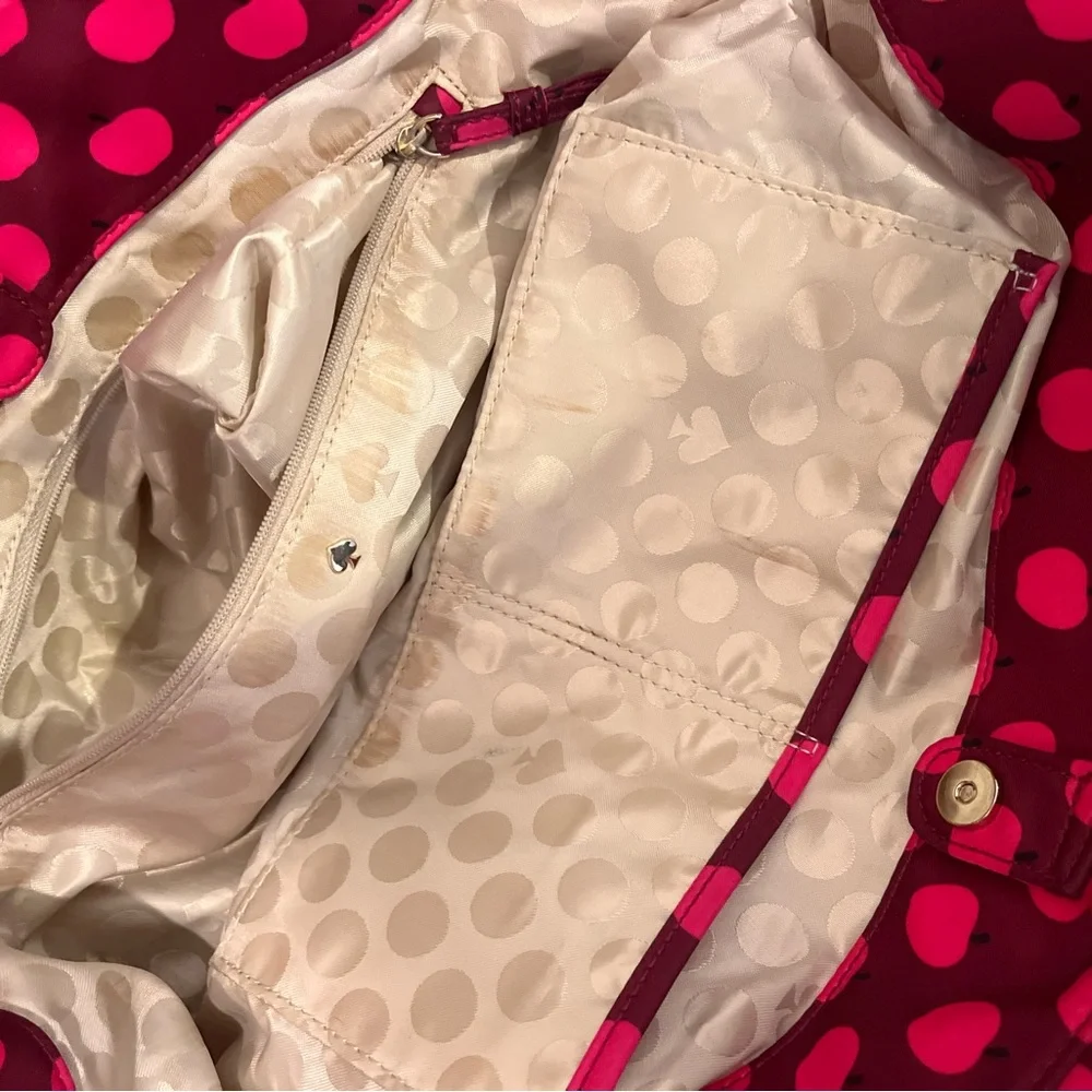 Kate Spade Red and Pink Tote